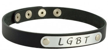 Черный чокер Lgbt