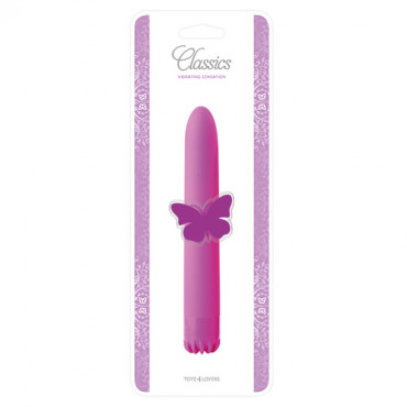 Пурпурный вибратор Classic Vibe Purple Large - 20 см.