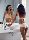 Инновационный бюстгальтер-бюстье Ultimate Backless, бежевый