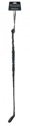 Чёрный стек с петлёй Riding Crop - 69 см.