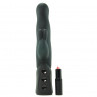 Чёрный хай-тек вибромассажер iVibe Select iRabbit - 26 см.