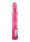Розовый вибратор Plowboy Rotating Vibrator - 22 см.