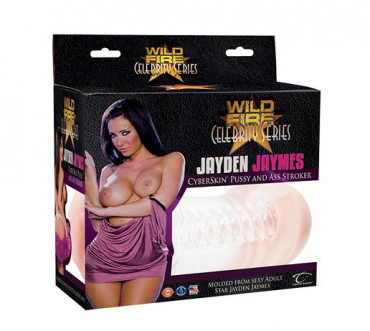 Двусторонний мастурбатор Jayden Jaymes CyberSkin Pussy & Ass Stroker