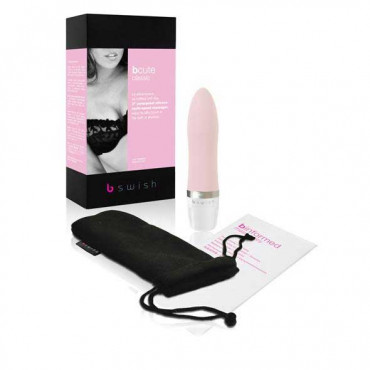 Миниатюрный вибратор bCute Classic Pink - 10,5 см.